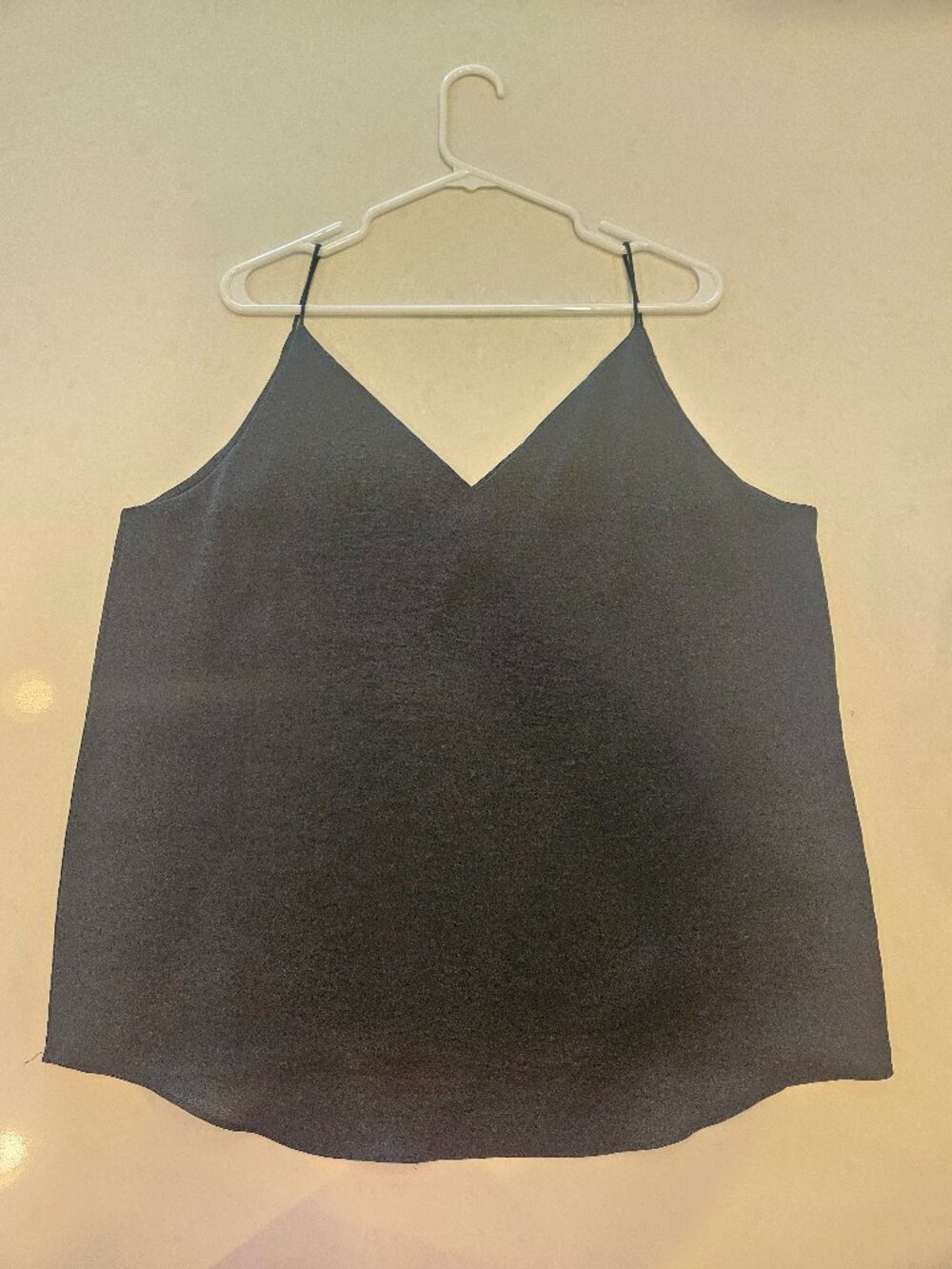 Calvin Klein Double-Sided Deep V-Neck Camisole - Black - Size XL